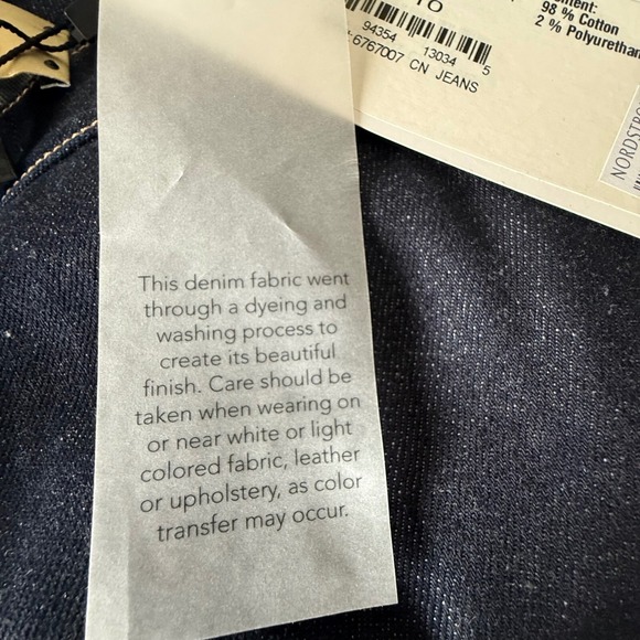 St.‎ John Embellished Jeans Dark Wash Denim Straight Leg Pants Size 10 - Picture 9 of 9